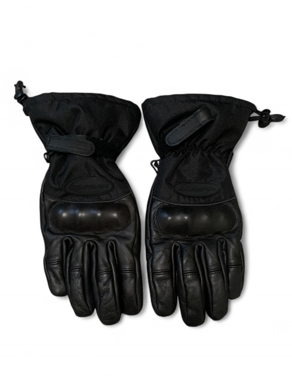 Olympia Black Protective Motorcycle Gloves